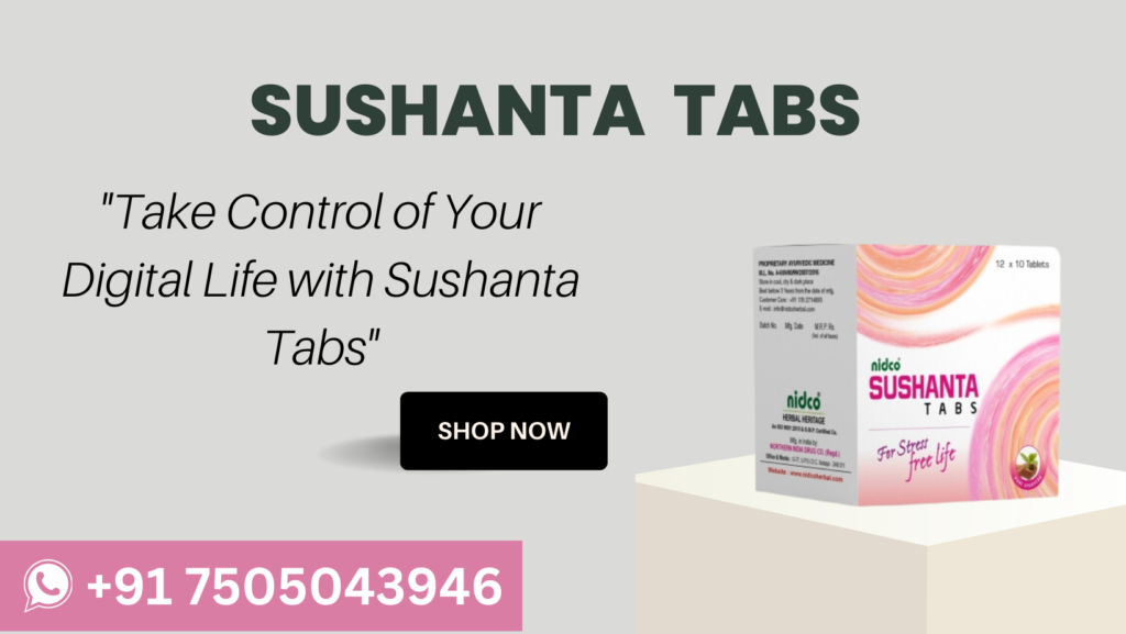 Best & No.1 Medication For Stress and Depression - Sushanta Tablet