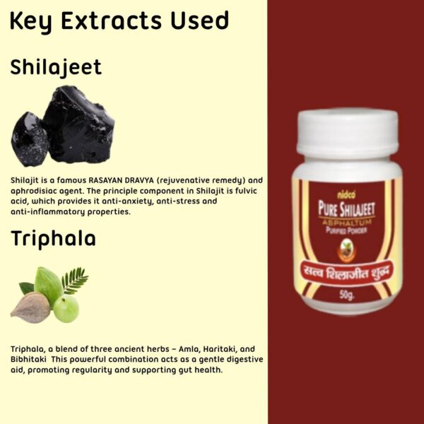 Quality Assurance: Ensure the Shilajit is of superior quality, preferably from trusted sources like Nidco Herbal.